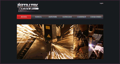 Desktop Screenshot of metalteklaser.com